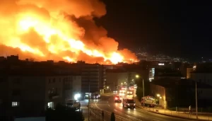 El 112 alerta a 25000 personas por incendio en Alcalá out-0-198