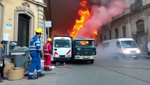 Progreso en labores contra incendio de Alcalá y riesgo de propagación out-0-204