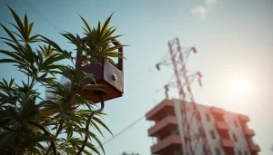 Endesa mejora la red en barrios con alto consumo eléctrico por marihuana out-0-959