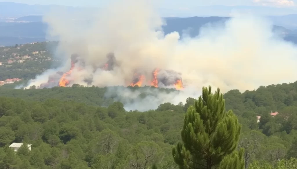 Controlado el incendio forestal en Dehesa de Frías, Constantina 2 out 0 298